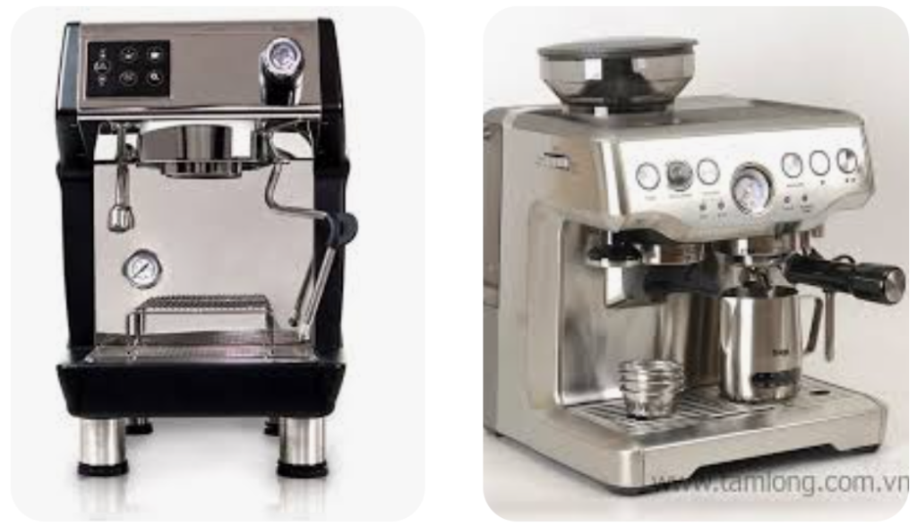 Nên mua máy pha cafe Breville 870 và Gemilai 3200B